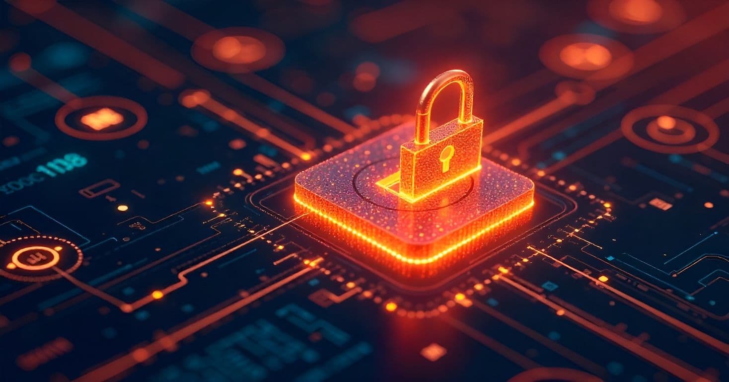 Illustration showing API key security with serverless functions protecting React applications from unauthorized access